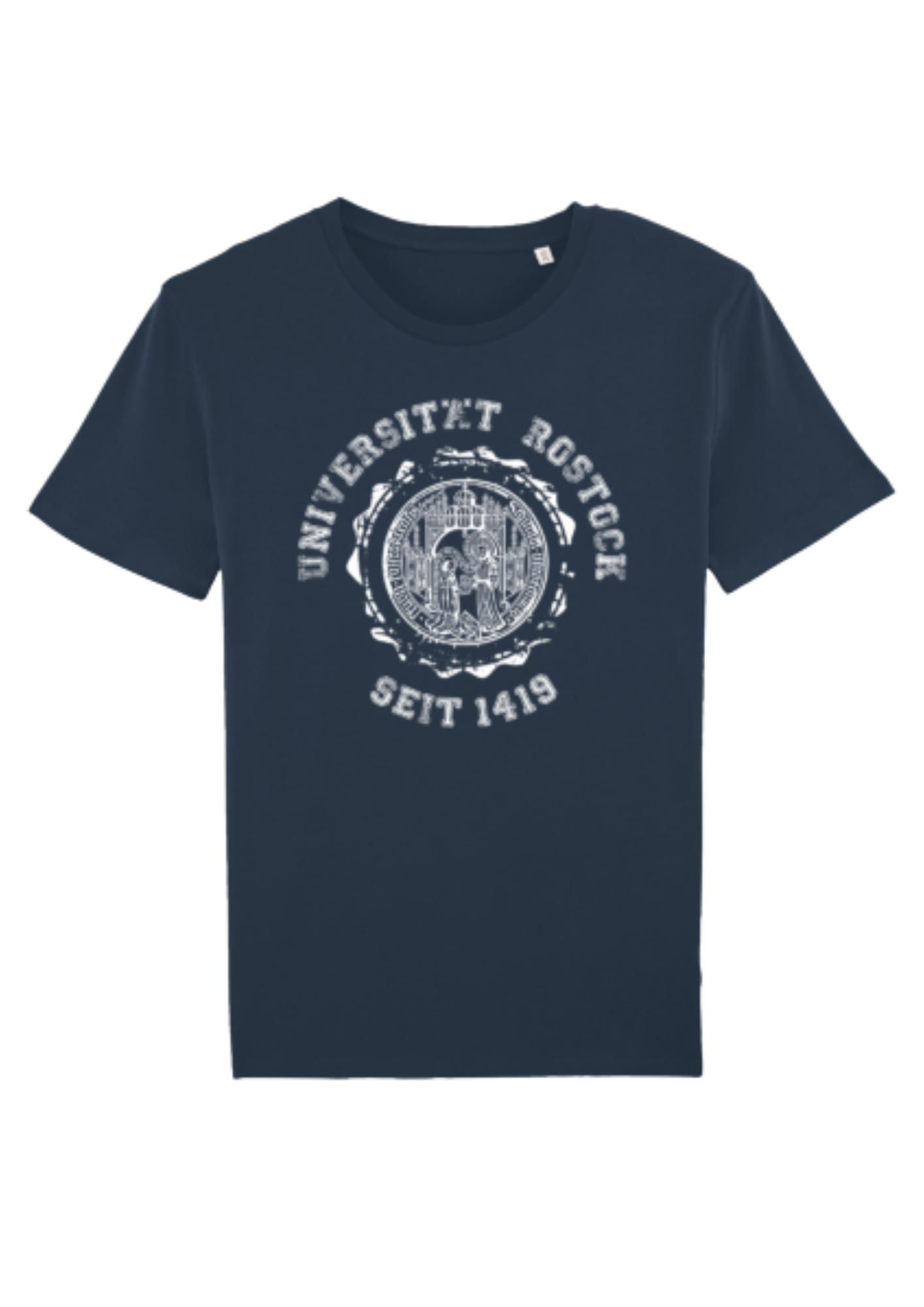 Shirt mit Siegel (groß) der Universität Rostock im Vintage Look