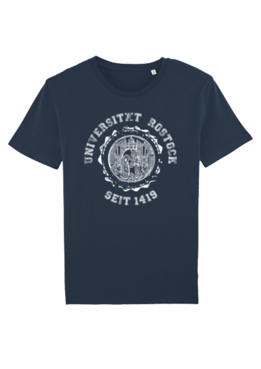 Shirt mit Siegel (groß) der Universität Rostock im Vintage Look