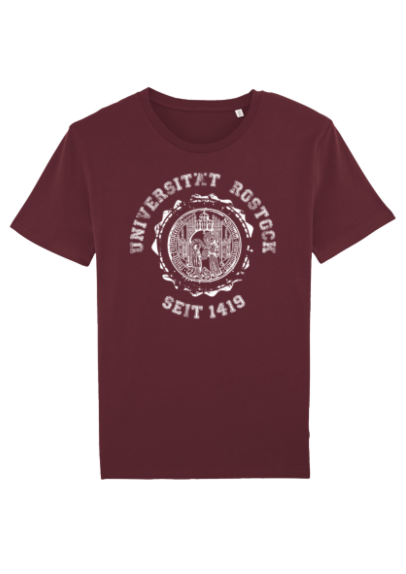 Shirt mit Siegel (groß) der Universität Rostock im Vintage Look