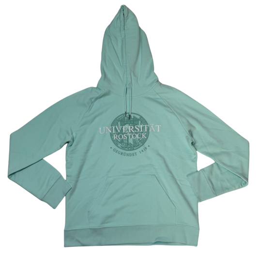 Damen Kapuzensweatshirt mit Siegel der Universität Rostock