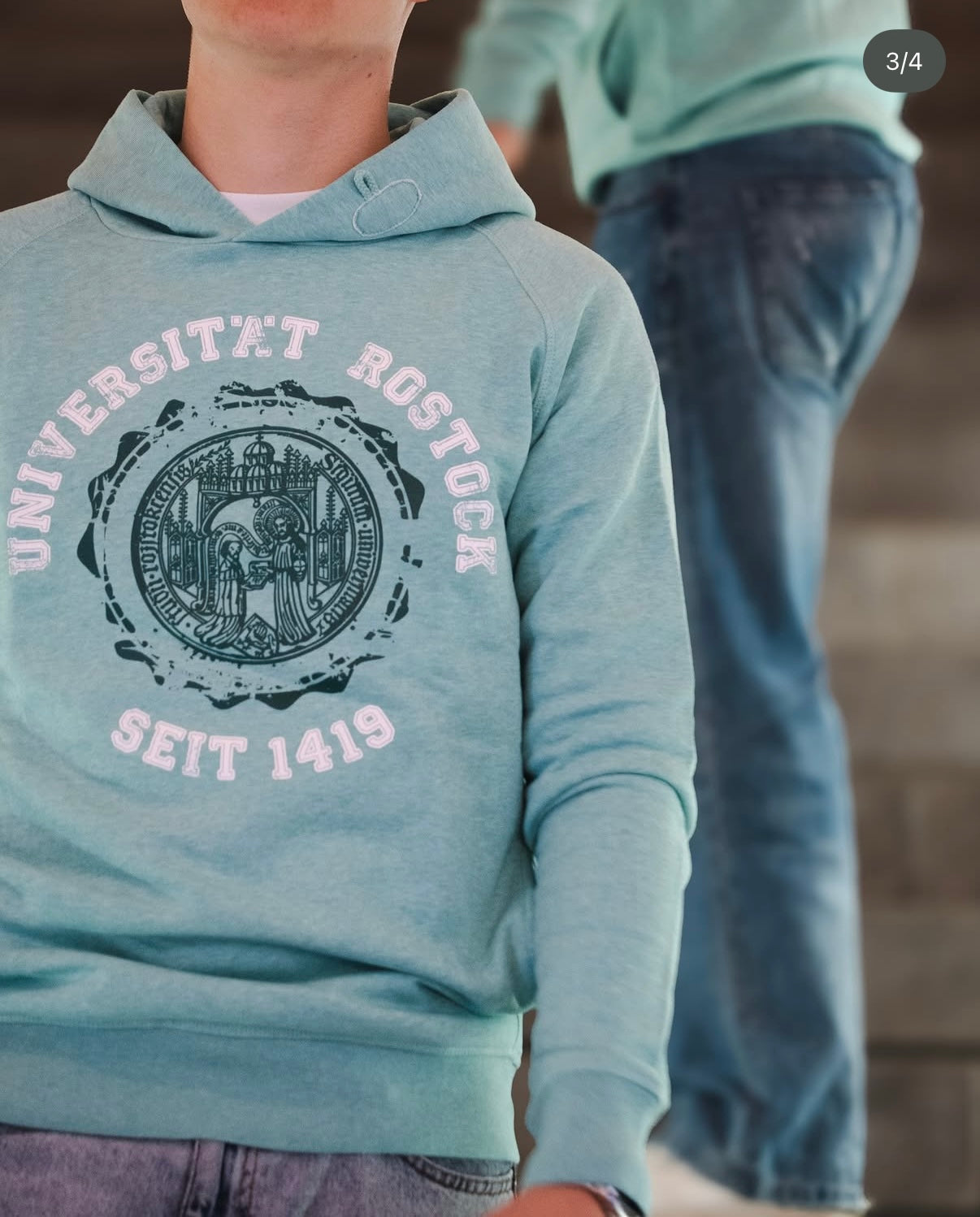 Kapuzensweatshirt mit Siegel der Universität Rostock