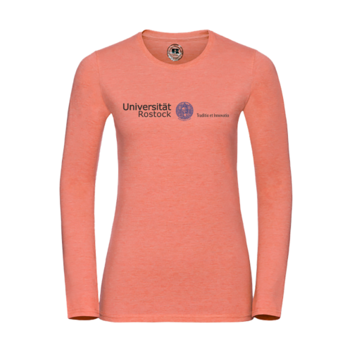 Damen Classic Uni Schriftzug Longsleeve